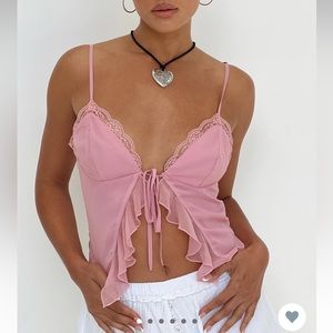 Princess Polly Jannette Top Pink